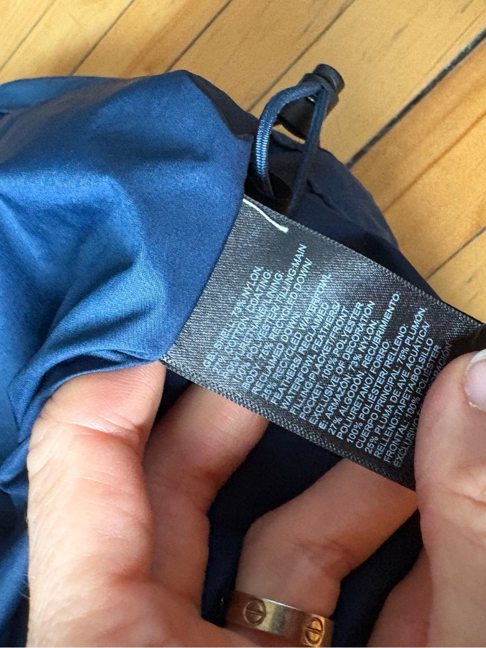 The North Face Sz L Down Sierra 3.0 600 Blue Puffer Vest - Picture 9 of 10